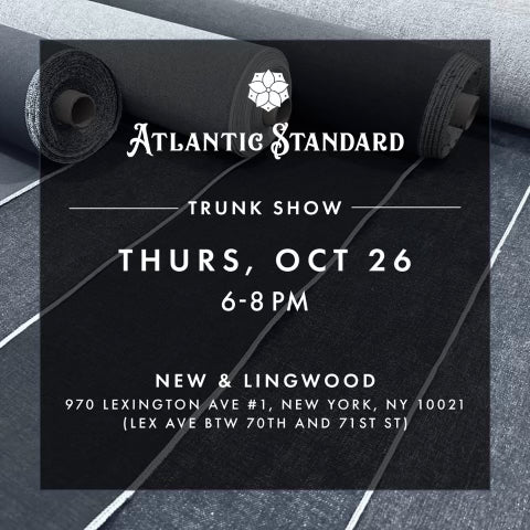 New York City trunk show - October 26th 6-8pm